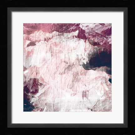 Framed Abstract Roses Print