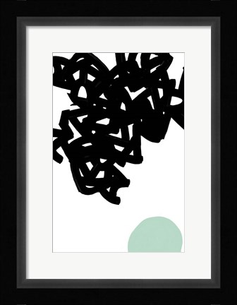 Framed Gesture I Print