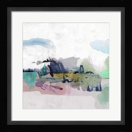 Framed Palette Landscape I Print