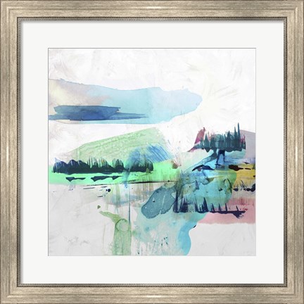 Framed Palette Landcape II Print