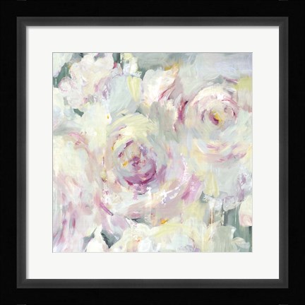 Framed Shabby Peony II Print