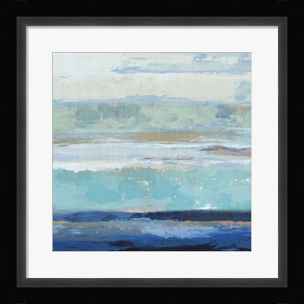 Framed Sea Shore II Print