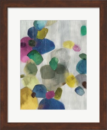 Framed Shadow Pebbles I Print