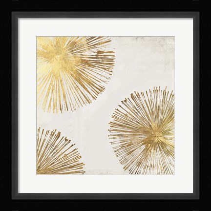 Framed Gold Star II Print