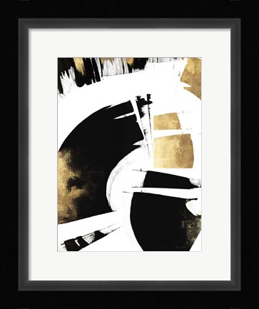 Framed Art Deco I Print