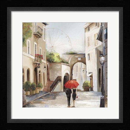 Framed Old Town Print