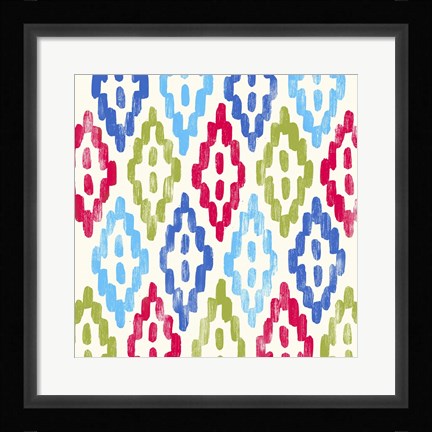 Framed Tribal Bright I Print