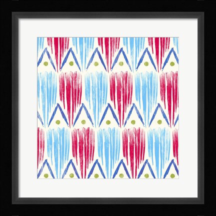 Framed Tribal Bright II Print