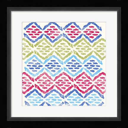 Framed Tribal Bright IV Print