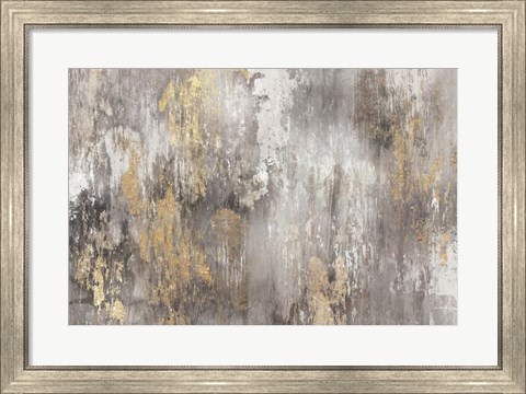 Framed Gold Ikat - Light Print