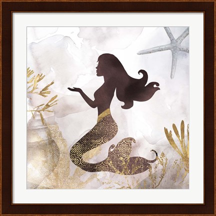 Framed Mermaid II Print