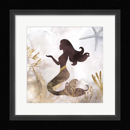 Framed Mermaid II Print