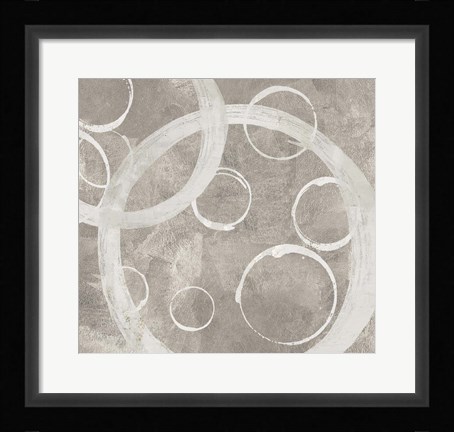 Framed Small Rings I Print