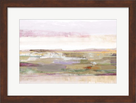 Framed Pink Landscape Print