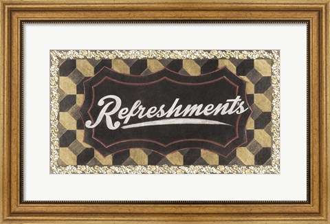 Framed Refreshments Print