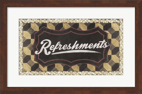 Framed Refreshments Print