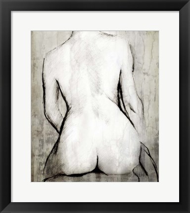 Framed Nude Back Print