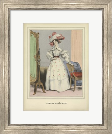 Framed Vintage Woman Print