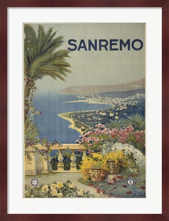 Framed San Remo Print
