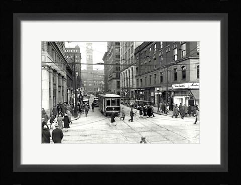 Framed Bay Trolley Print