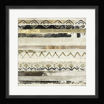 Framed African Patchwork I Print