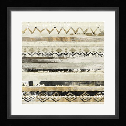 Framed African Patchwork II Print