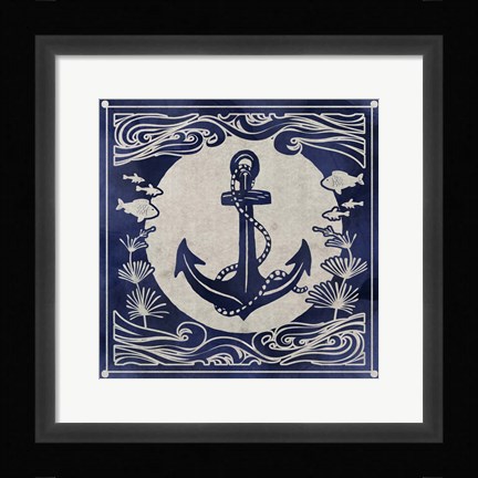 Framed Ink Anchor Print
