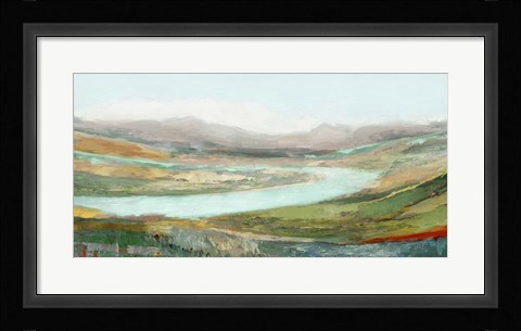 Framed Aerial Landscape Print