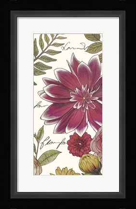 Framed Tropical Bright I Print