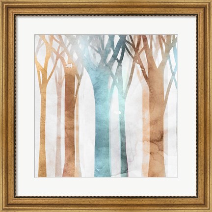 Framed Dancing Trees II Print