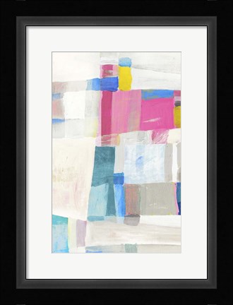 Framed Pastel Hues I Print