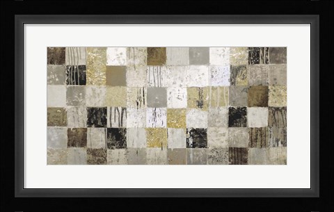 Framed African Mosaic II Print
