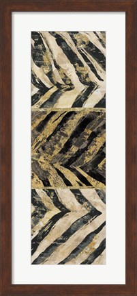 Framed Zebra Squares II Print
