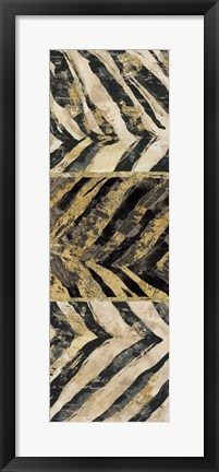 Framed Zebra Squares II Print
