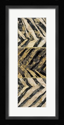 Framed Zebra Squares II Print