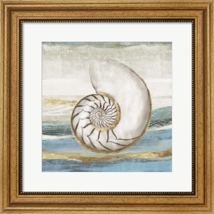 Framed Pacific Touch I Print