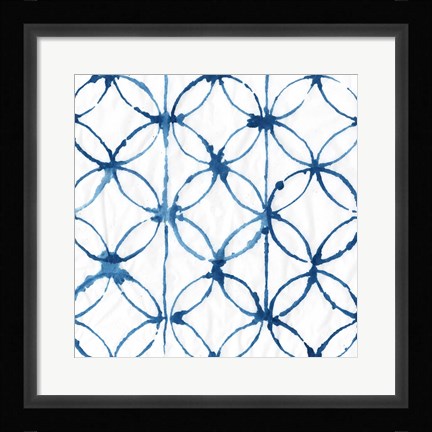 Framed Indigo Dye IV Print