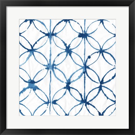 Framed Indigo Dye IV Print