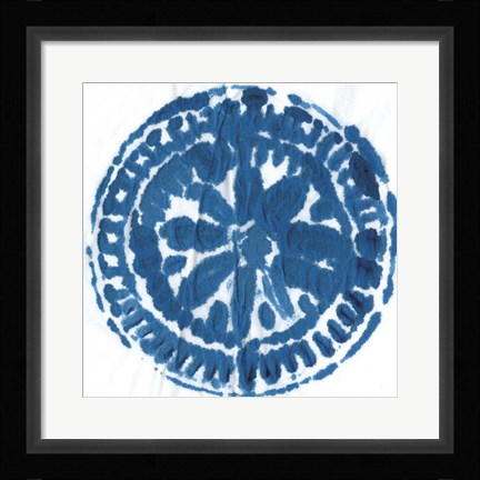 Framed Indigo Dye VI Print