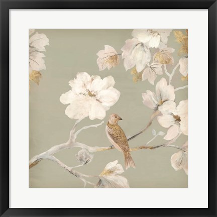 Framed Paradise Magnolia I Print
