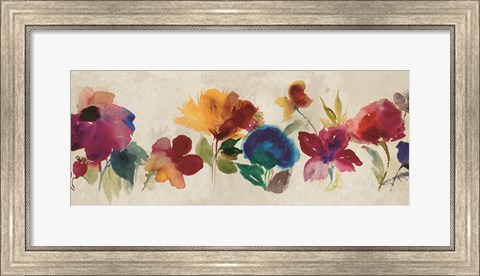 Framed Floral Dance I Print