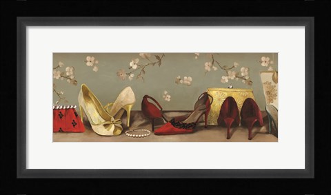 Framed Shoe Lineup Print