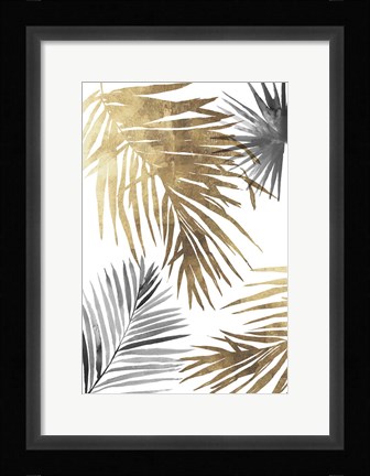 Framed Tropical Palms II Print