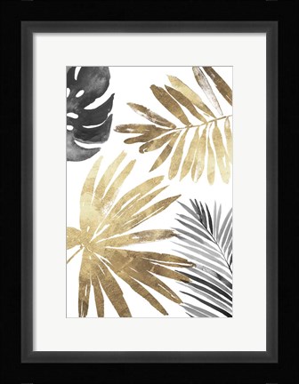 Framed Tropical Palms III Print
