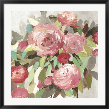 Framed Faded Roses Print