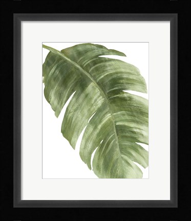 Framed Palm Green II Print