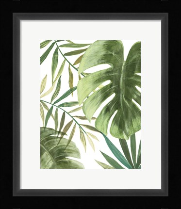 Framed Tropical Mix I Print