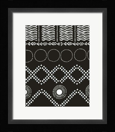 Framed African II Print