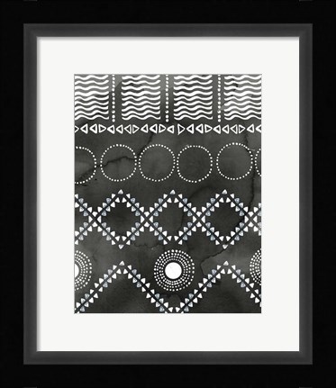 Framed African II Black Version Print