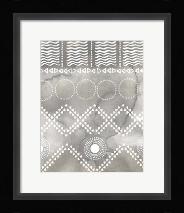 Framed African II Neutral Version Print